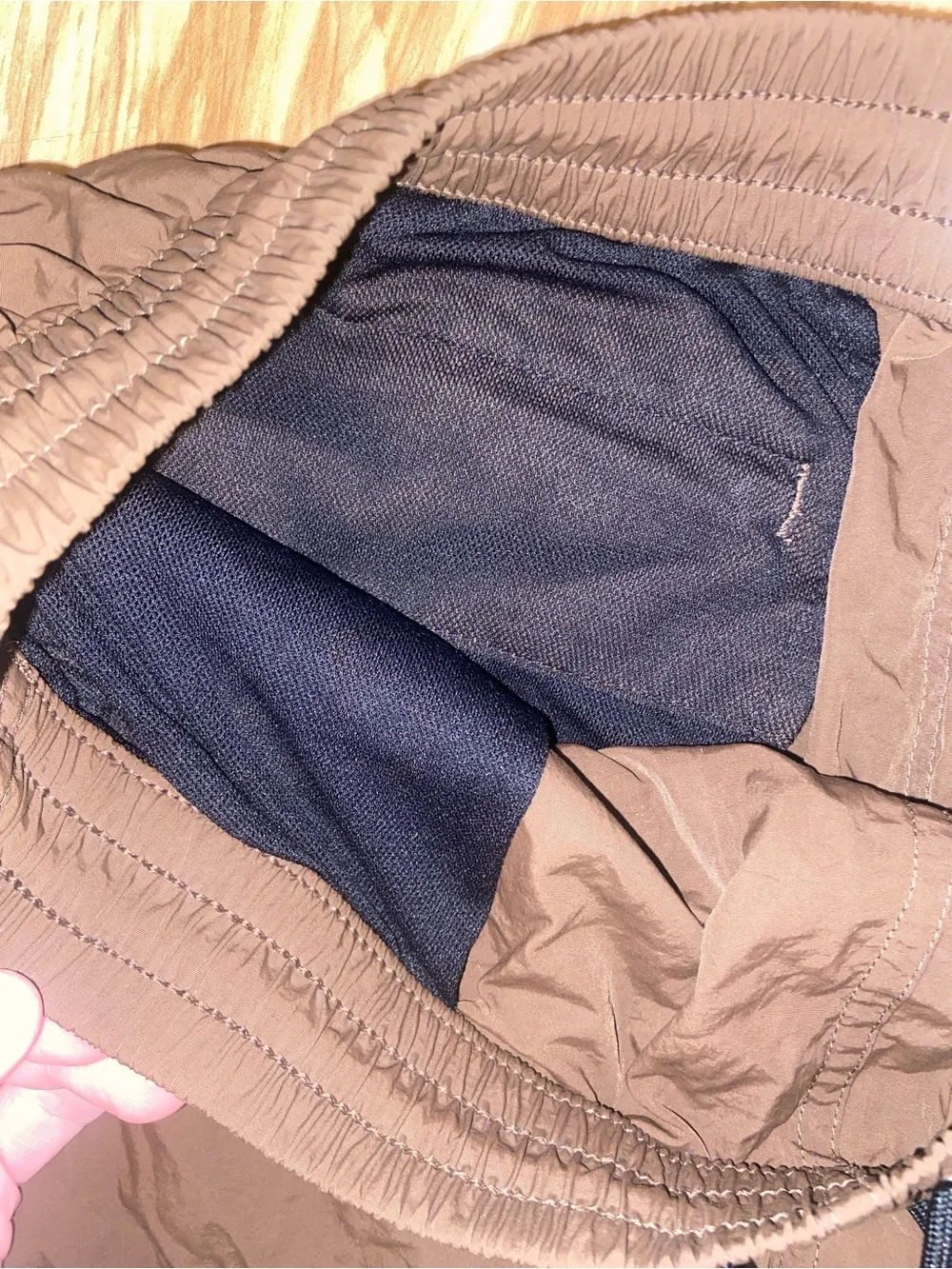 Everlane Sport Short Mens Large Brown Recycled Nylon Stretch Running